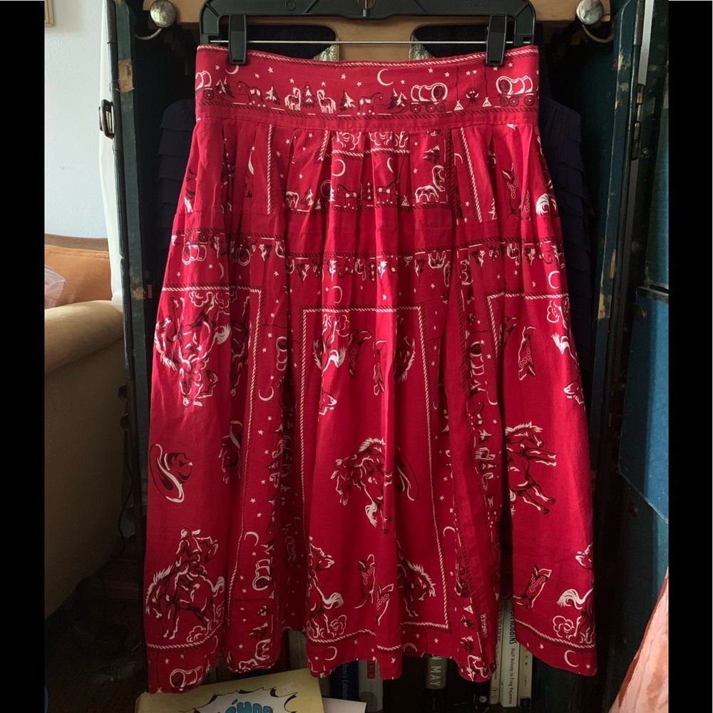 Vintage 50’s Swagger bandana circle skirt.